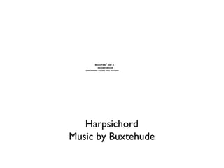 Harpsichord Music by Buxtehude