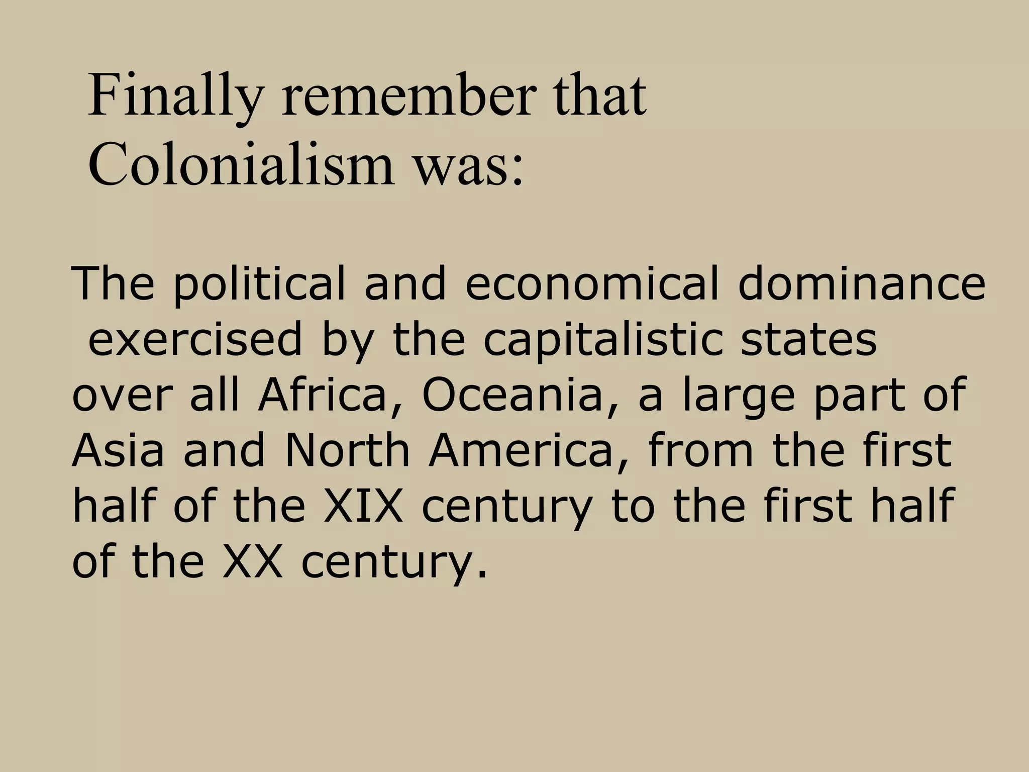 Colonialism | PPT