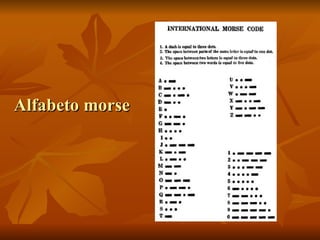 Alfabeto morse 
