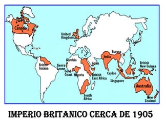 Imperio Britanico cerca de 1905 