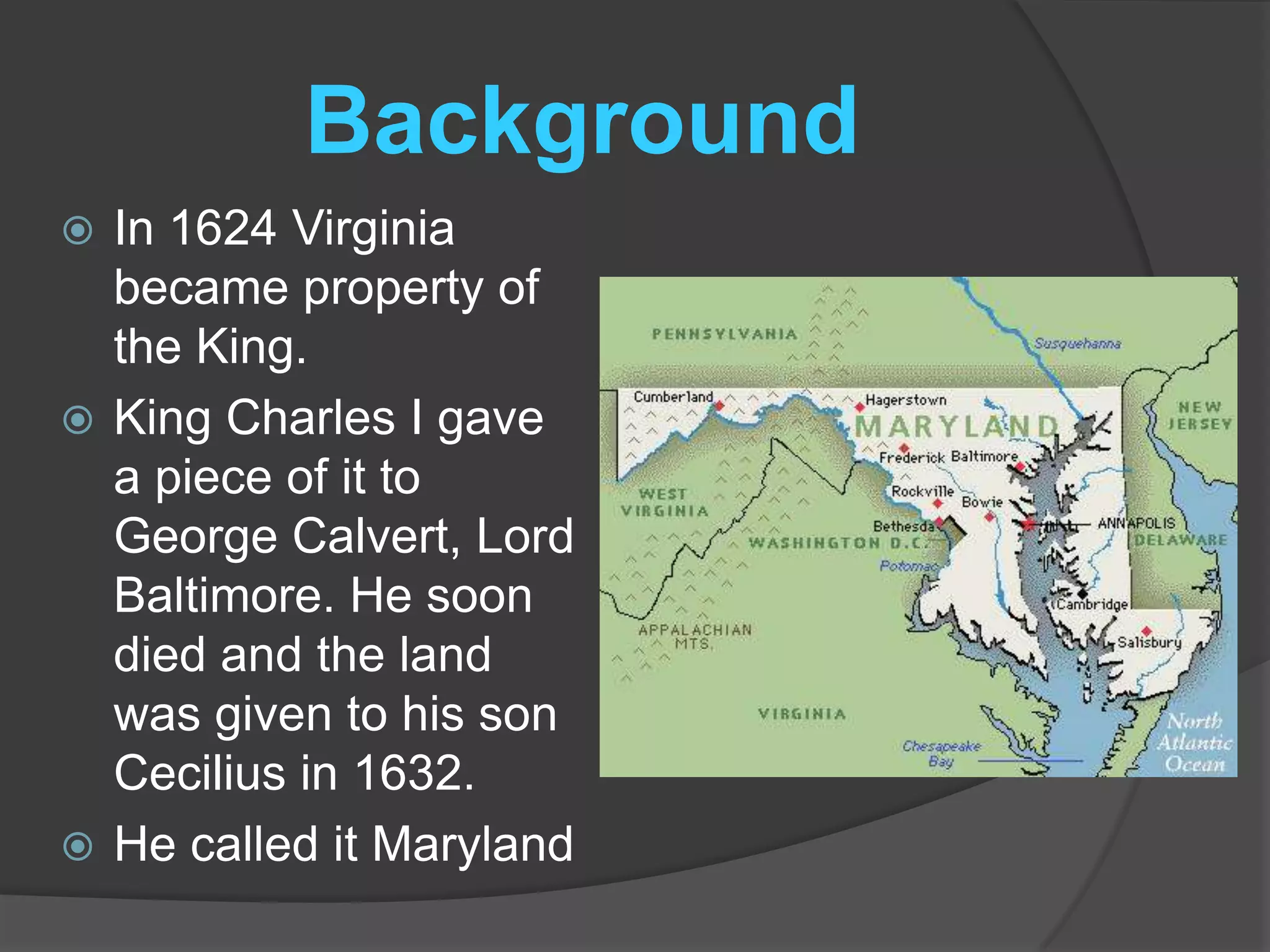 Colonial maryland | PPTX