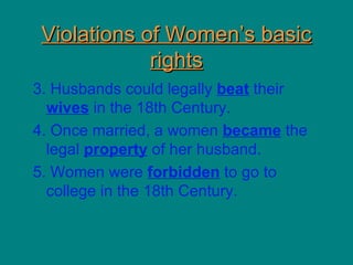Colonial women | PPT