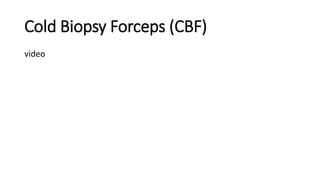 Cold Biopsy Forceps (CBF)
video
 
