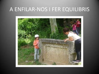 A ENFILAR-NOS I FER EQUILIBRIS
 
