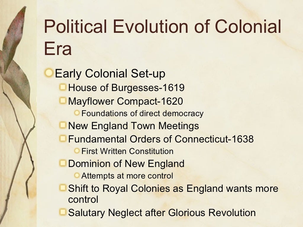 APUSH Colonies review