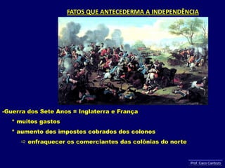 SUL = gêneros para exportação (maior incidência do Pacto 	                                          Colonial)* plantation      - grande propriedade      - monocultura      - escravidão      - exportaçãoProf. Caco Cardozo