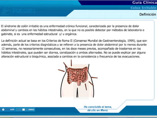 Colon irritable