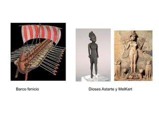 Barco fenicio Dioses Astarte y MelKart
 