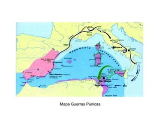 Mapa Guerras Púnicas
 