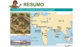 Como foi feita a colonização do Império Português?
C2
RESUMO
 