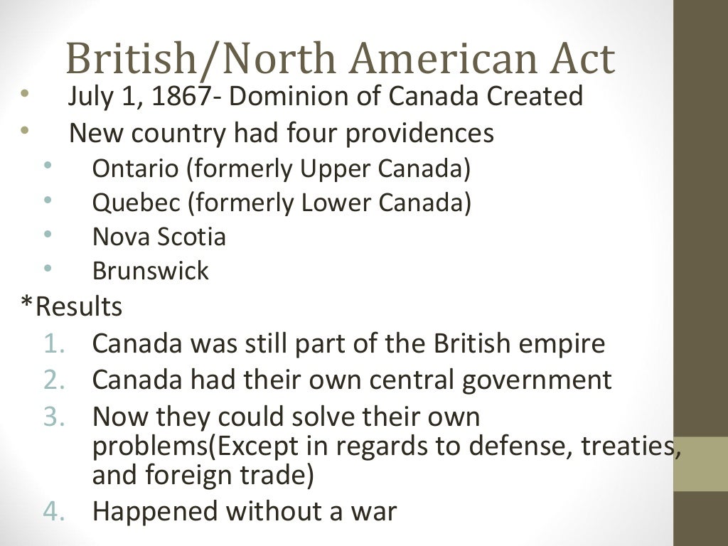 History of Canada Exploration, Colonization, & Changes in Power