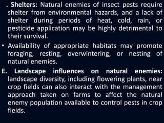 Colonization of natural enemies | PPTX
