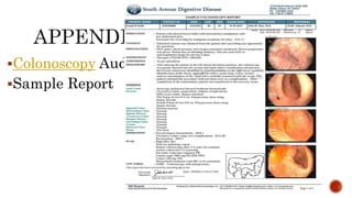 Colonoscopy Audit.xlsx
Sample Report
 