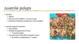 Colorectal polyps: recognition, characterisation and management | PPTX