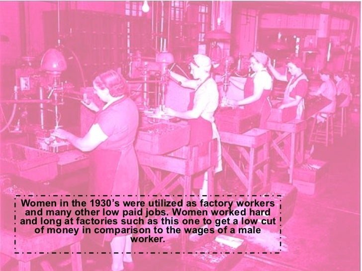 Stereotypic Male and Female in 1930's