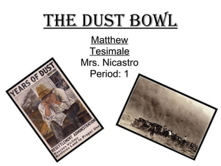 The Dust Bowl ,[object Object],[object Object],[object Object],[object Object]