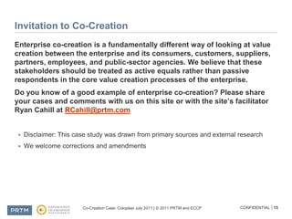 Sharing experience can not only be empowering, it can also lead to co-creation