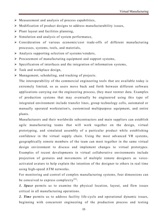 Virtual Manufacturing | PDF