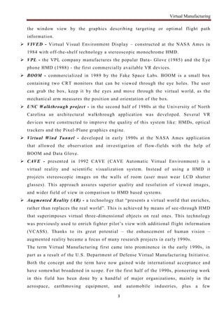 Virtual Manufacturing | PDF