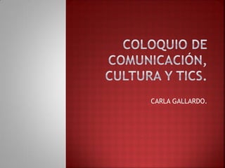 CARLA GALLARDO.

 