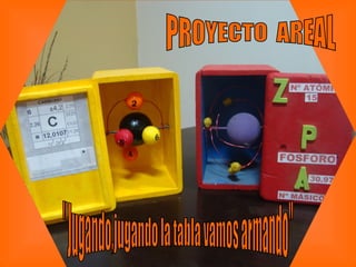 PROYECTO  AREAL "Jugando,jugando la tabla vamos armando" 