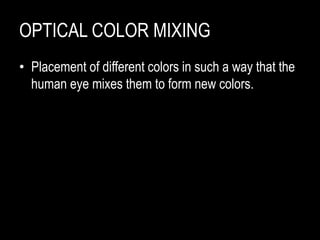 MONOCHROMATIC COLOR
SCHEME
Variations in color based on one hue.
 