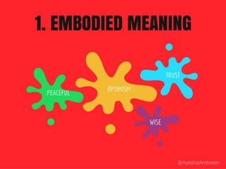 1. Embodied Meaning Examples
 