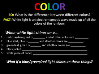 Distinguish Example Color Color | PPTX