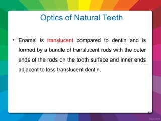 Translucent Dentin color.ppt in dentistry complete dental c | PPT