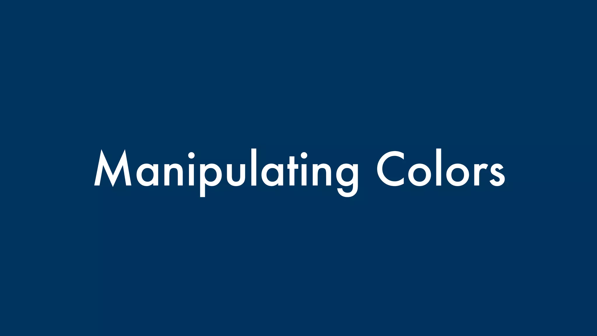 What You Think You See
 