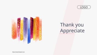 添加标题
Thank you
Appreciate
LOGO
https://www.freeppt7.com
 