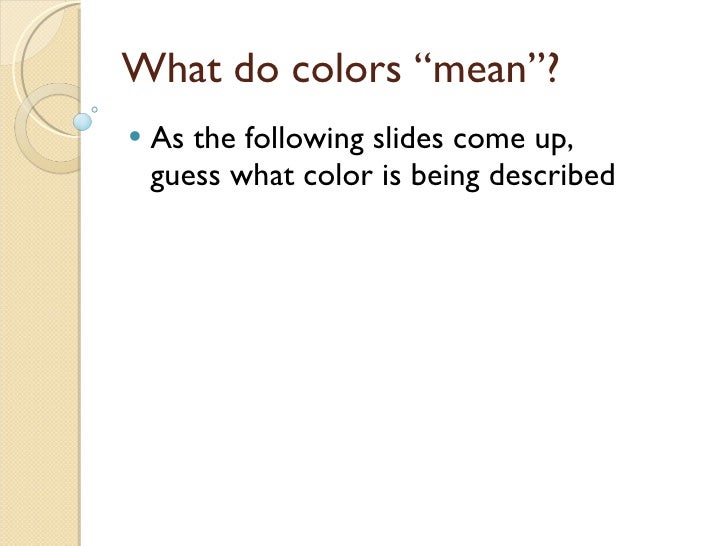 What do different color gi mean The Meaning Of Color