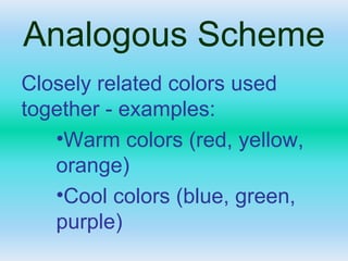 Color theory-elementary