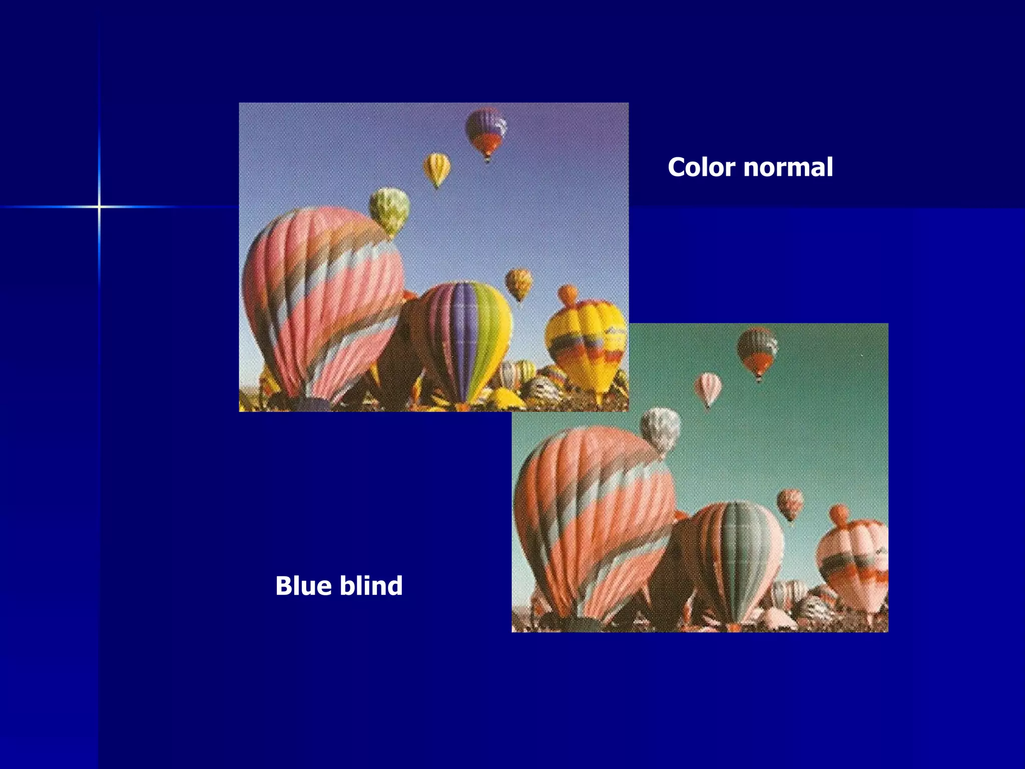 Color normal Blue blind 