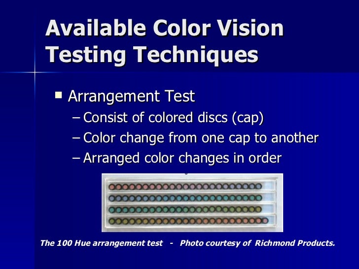 Color Vision Testing