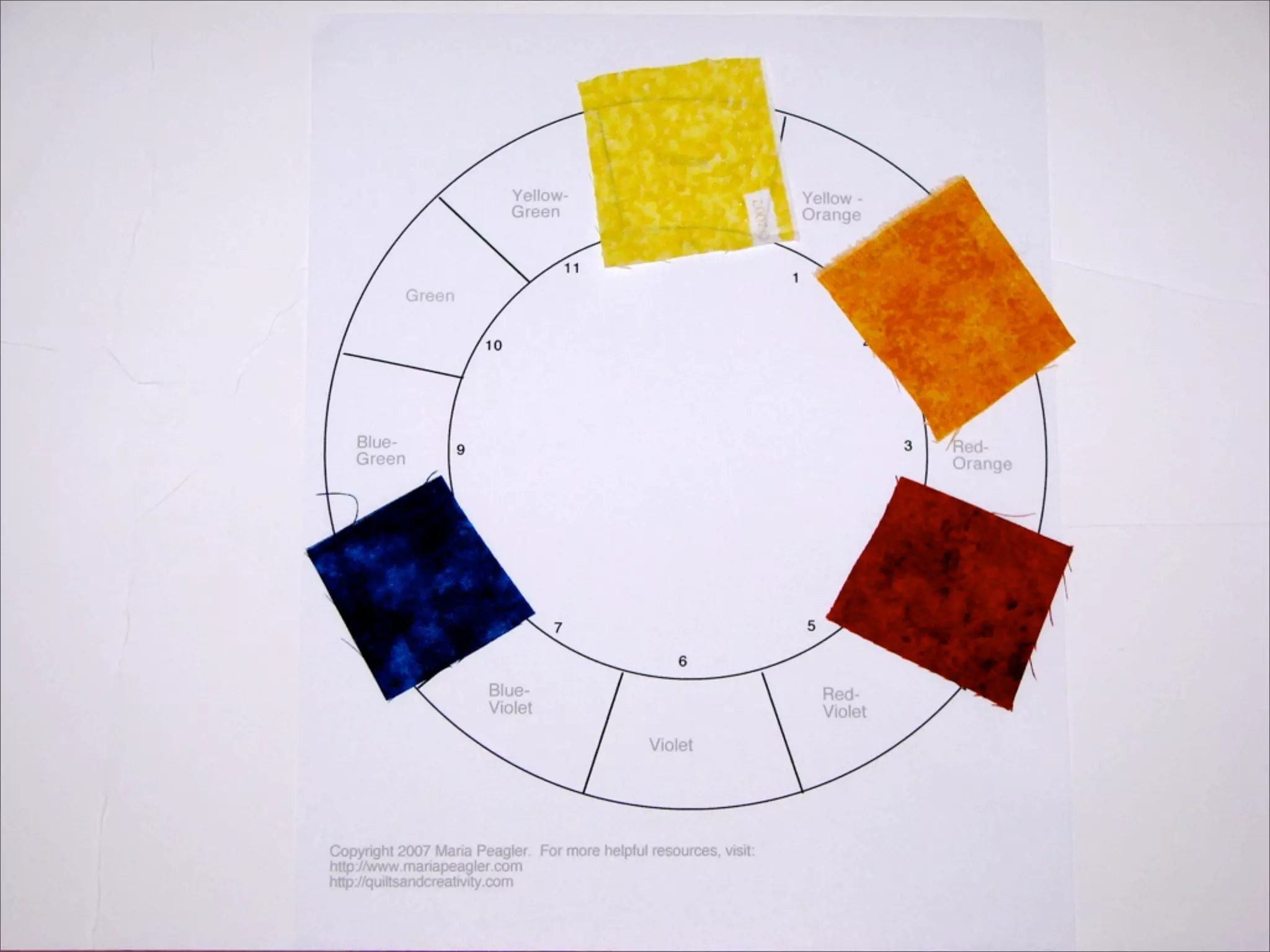 Making a Quilter's Color Wheel | PPT