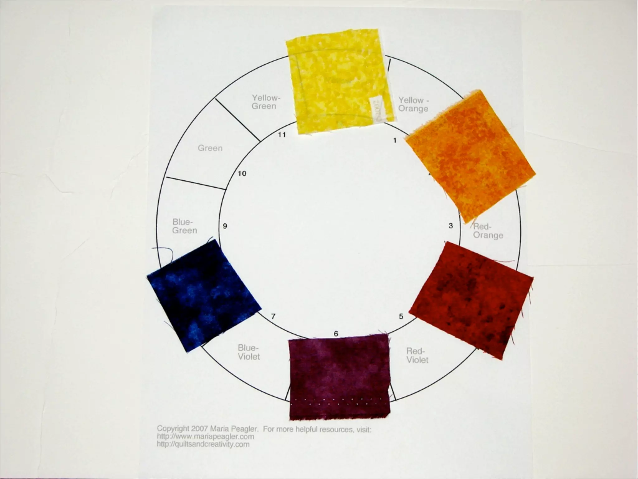 Making a Quilter's Color Wheel | PPT