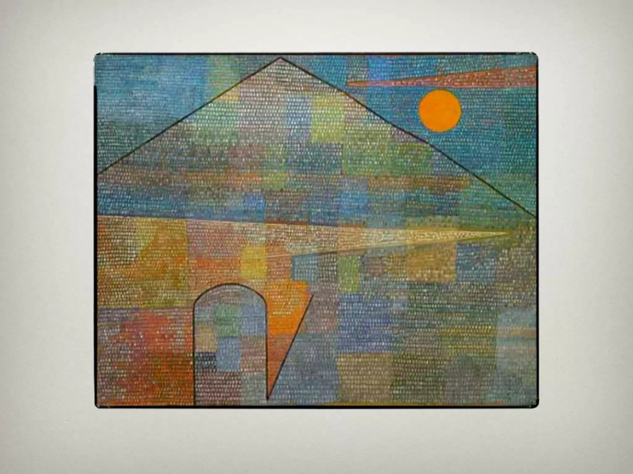 COMPLEMENTARYThe colors opposite each other on the color wheel.  Mixing a hue with its complement dulls the hues or lowers its intensity.