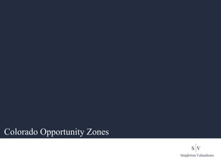 Colorado Opportunity Zones
 