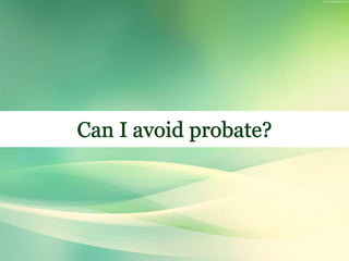 Colorado Probate Basics