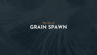GRAIN SPAWN
The Zen of
 