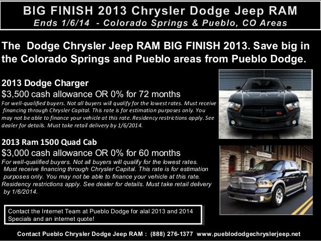 Chrysler Capital Finance >> Colorado Springs News L Big Finish 2013 Chrysler Dodge Jeep Chrysler Capital Finance >> Colorado Springs News L Big Finish 2013 Chrysler Dodge Jeep