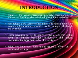 Understanding the Basics of Color⁤ Psychology