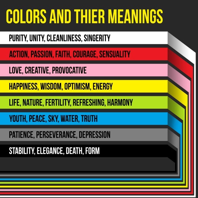 Color Chart Meaning