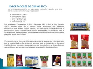 EXPORTADORES DE GRANO SECO 
 