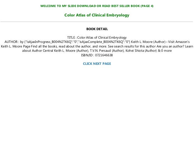 Download Pdf Download Color Atlas Of Clinical Embryology Read Book Epub