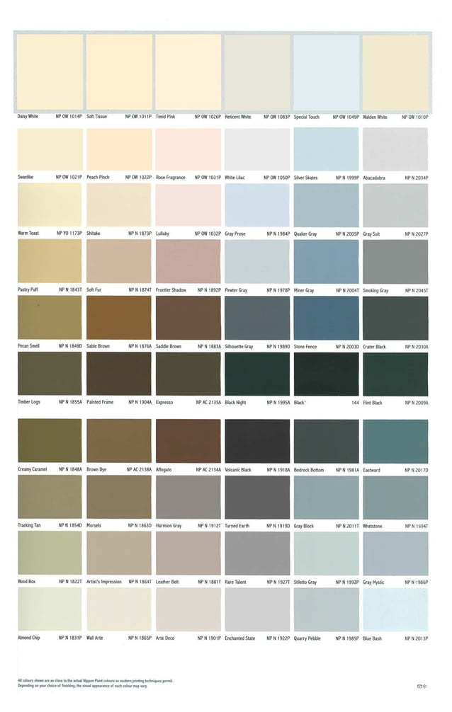 Nippon Paint Colour Code Nippon Color Chart Malaysia vrogue.co