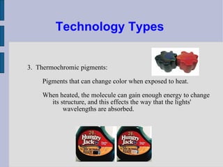 COLOR CHANGE TECHNOLOGY AND THE EMERGENCE OF INTERACTIVE COSMETICS | PPT