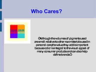 COLOR CHANGE TECHNOLOGY AND THE EMERGENCE OF INTERACTIVE COSMETICS | PPT