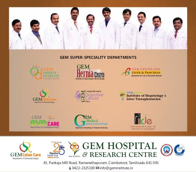 GEM Hospital Colorectal proctology Training Brochure
